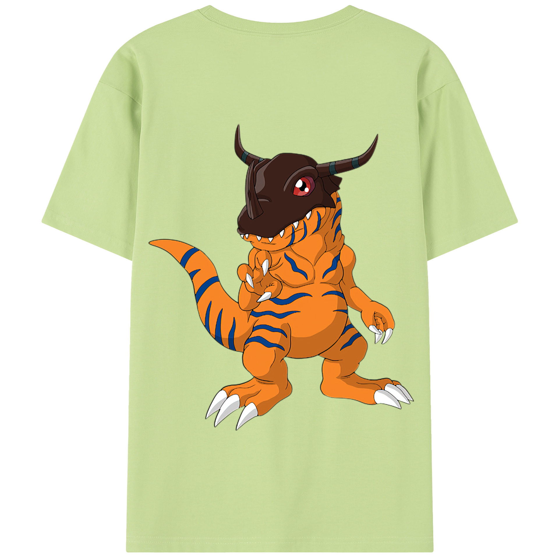 （画像用） Digimon デジタルモンスター/デジモン 綿100％半袖Tシャツ（背面プリント）